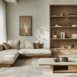 A beautifully designed modern living space featuring multifunctional furniture for maximum efficiency and style