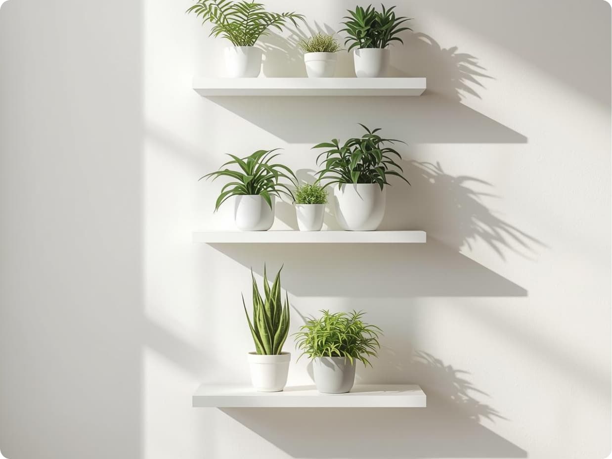 vertical-plant-display vertical indoor plant display for small spaces