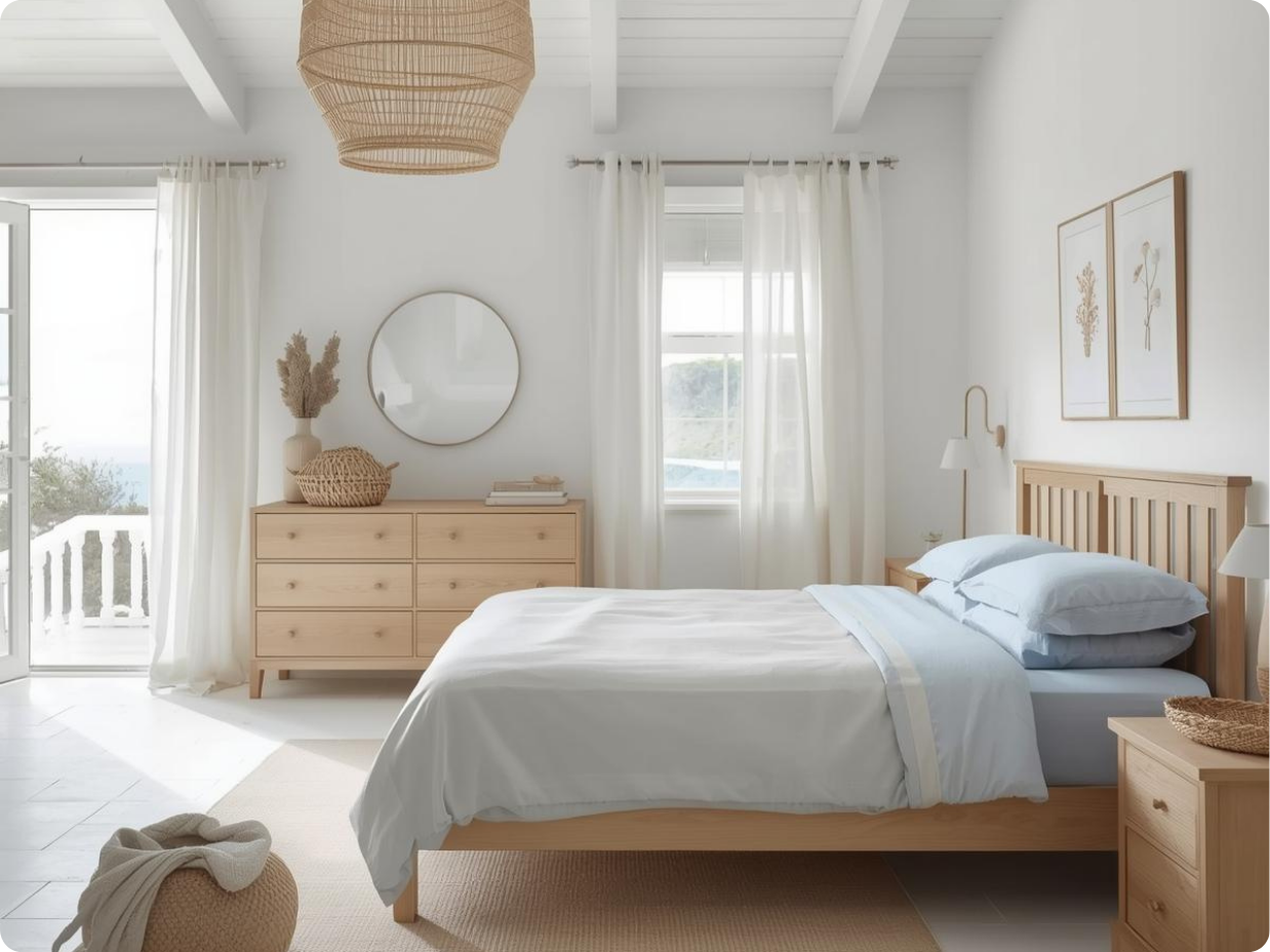 Serene Beige Bedroom Designed for a Calm, Clutter-Free Feel expert decluttering tips applied in a serene beige bedroom designed for a calm organized home